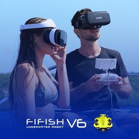 QYSEA FiFish V6 Underwater Robot ROV – 4K Camera + VR Control