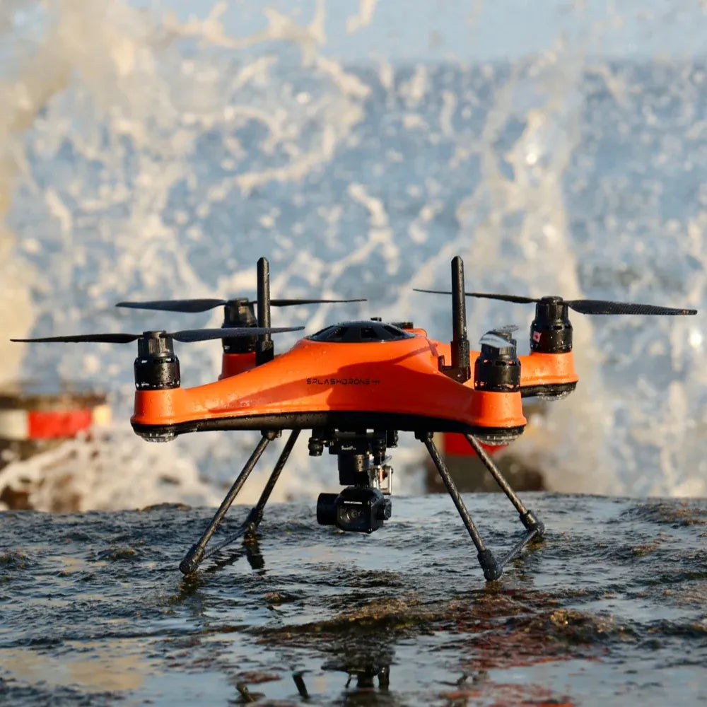 SwellPro SplashDrone 4 Plus IP67 waterproof drone body detail