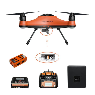 SwellPro Fisherman FD1 Plus bait drop fishing drone full set