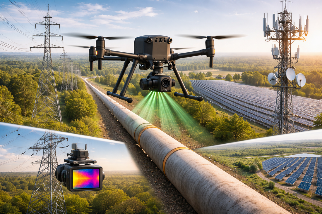 The Ultimate Guide to Choosing the Best Drone for Industrial Inspections in the U.S. (RGB vs Thermal vs LiDAR)