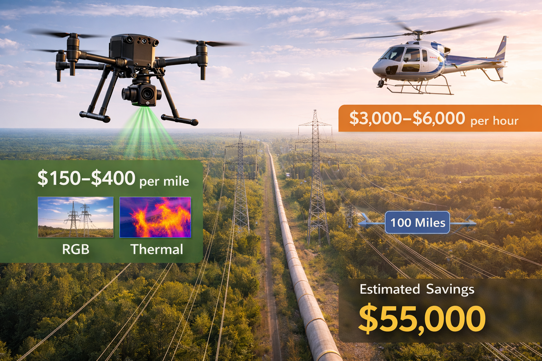 How Much Does a Powerline Drone Inspection Cost in the USA? (2026 Guide)