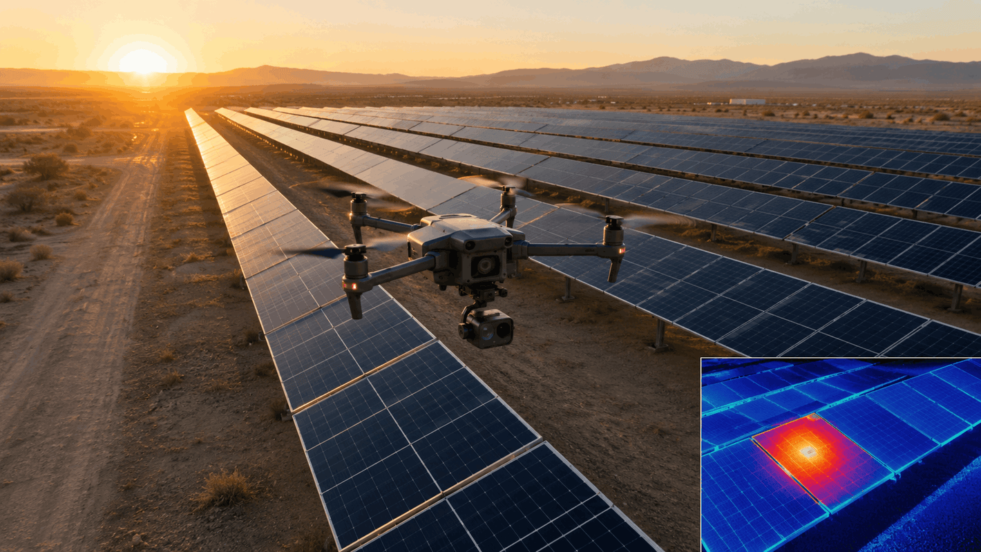 Drone Solar Panel Inspection in 2026: How It Works, What It Costs, and Which Drone You Need