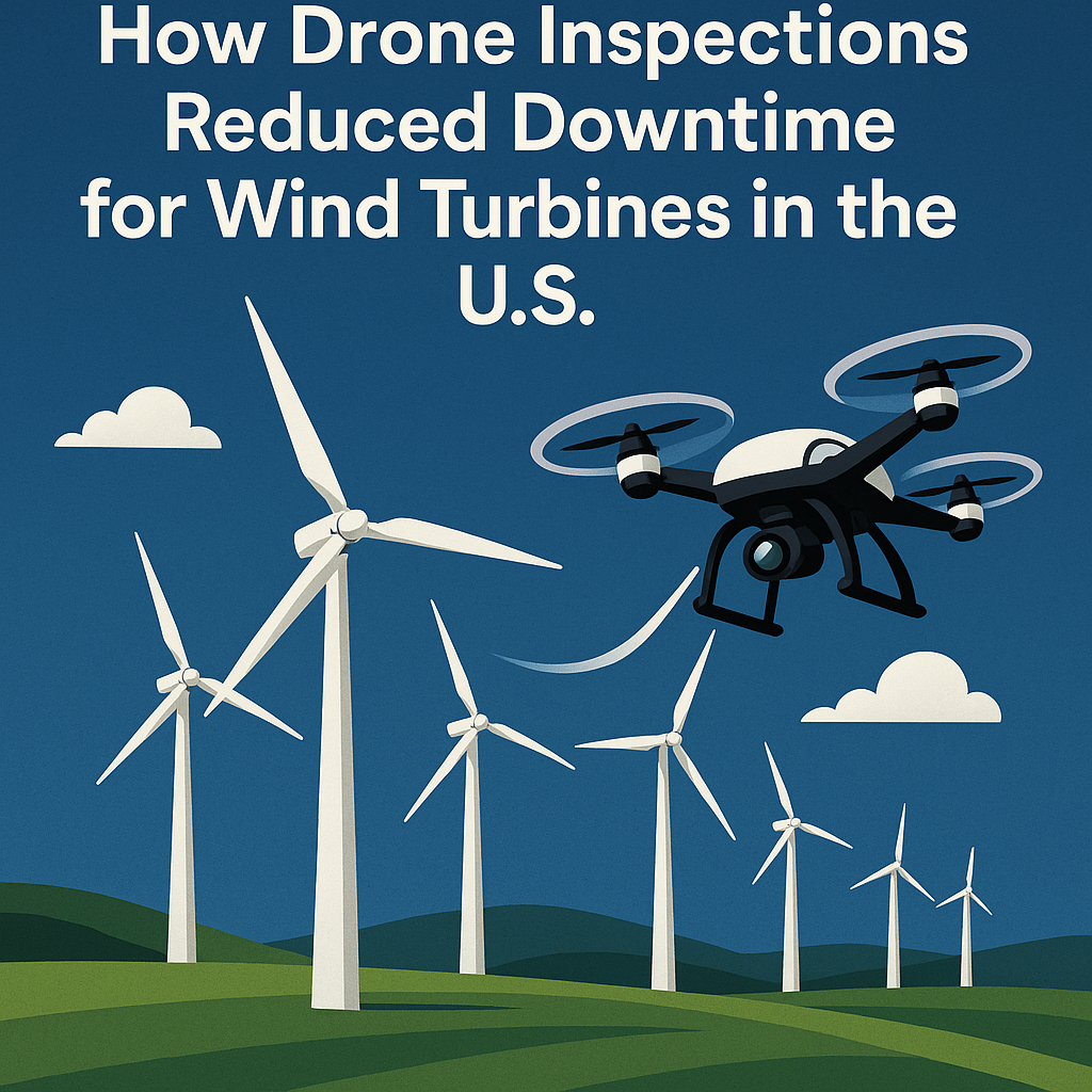 How Drone Inspections Reduced Downtime for Wind Turbines in the U.S.