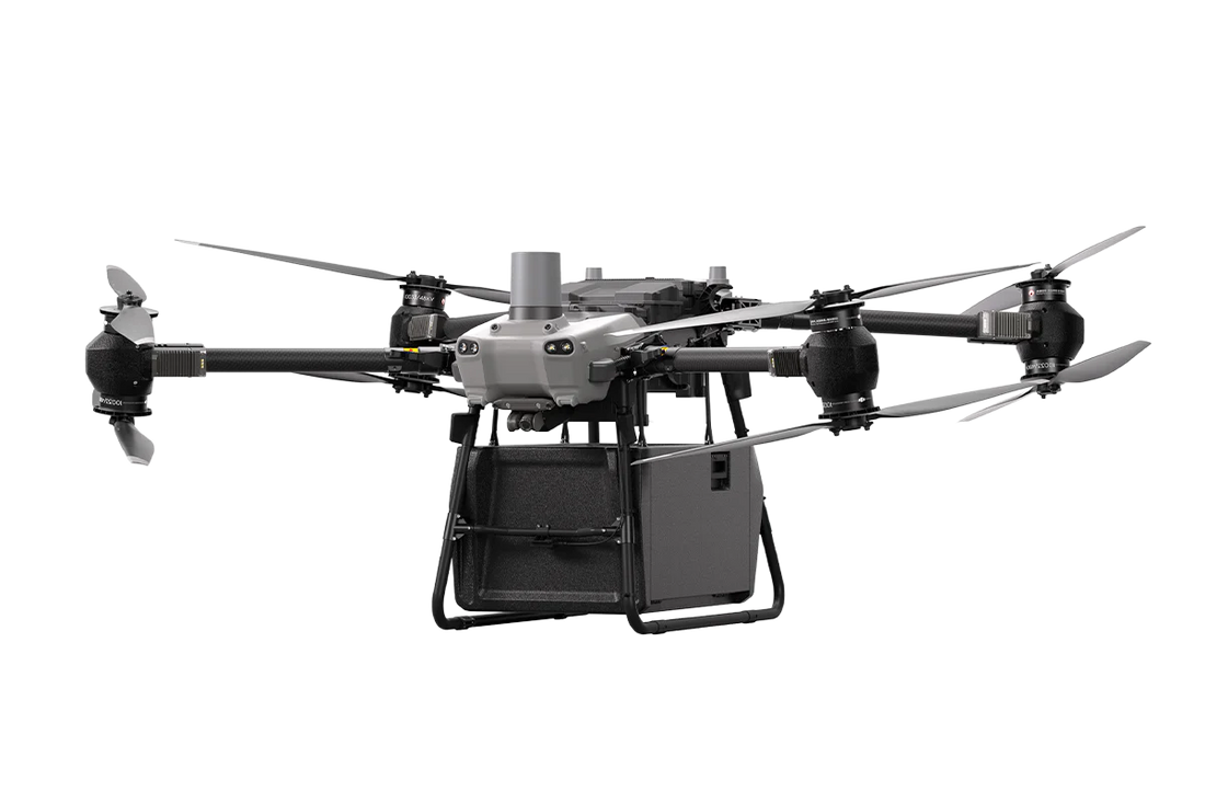 DJI FlyCart 30 heavy-lift cargo drone with cargo case