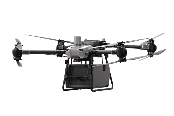 DJI FlyCart 30 heavy-lift cargo drone with cargo case