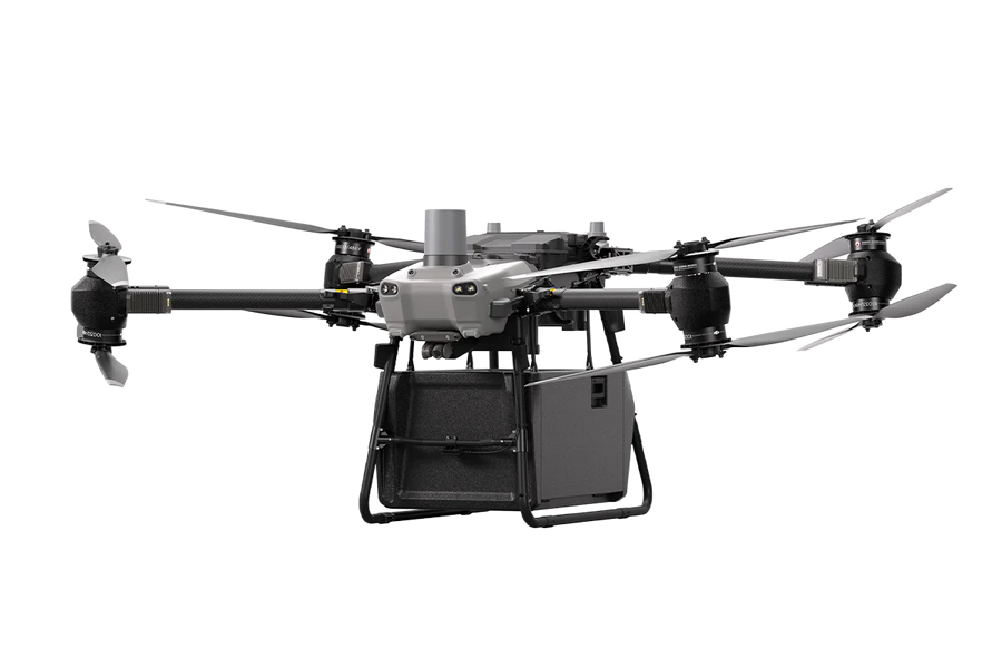 DJI FlyCart 30 heavy-lift cargo drone with cargo case