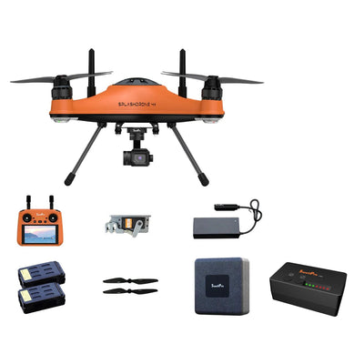 SwellPro SplashDrone 4 Plus AquaRID Pack: SD4+ drone set with AquaRID FAA Remote ID module
