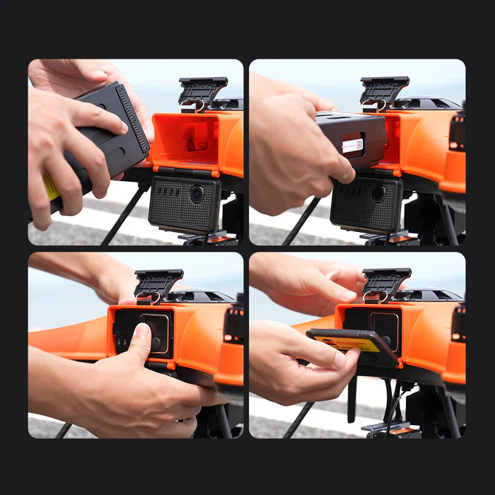 SwellPro SD4+ IB4+ intelligent battery with LED charge level indicator