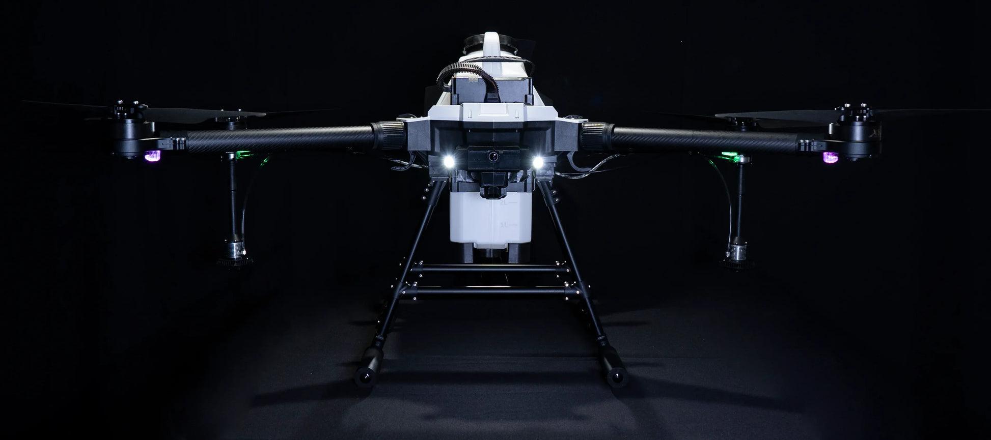 ABZ Innovation L10 Pro drone in orchard spraying operation