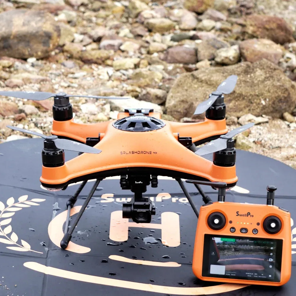 SwellPro SplashDrone 4 Plus multifunctional waterproof drone in flight